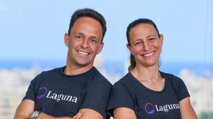 Laguna Health cofounders Yoni Shtein and Yael Adam. Laguna’s app is designed to help newly discharged patients around care obstacles. LAGUNA HEALTH.