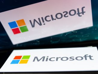 Shares of Microsoft Corp climbed in early trading on Wednesday, after the company reported upbeat fiscal first-quarter results. MATEUSZ SLODKOWSKI/GETTY IMAGES