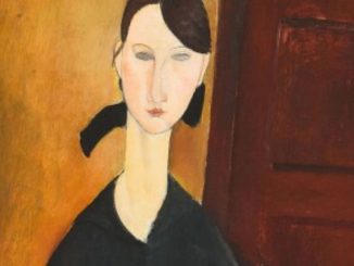 Amedeo Modigliani’s portrait of Paulette Jourdain executed circa 1919, from his collection, became the most valuable Western work of modern art to be sold at auction in Asia. AMEDEO MODIGLIANI/ SOTHEBY HONG KONG.