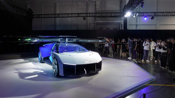 Chinese firm Xpeng AeroHT's vehicle is able to transform from a sports car into a flying machine at the touch of a button. PHOTO BY SWNS 