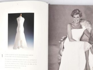 The catalogue from an auction of Princess Diana's dresses. EWBANK'S AUCTIONS VIA SWNS.
